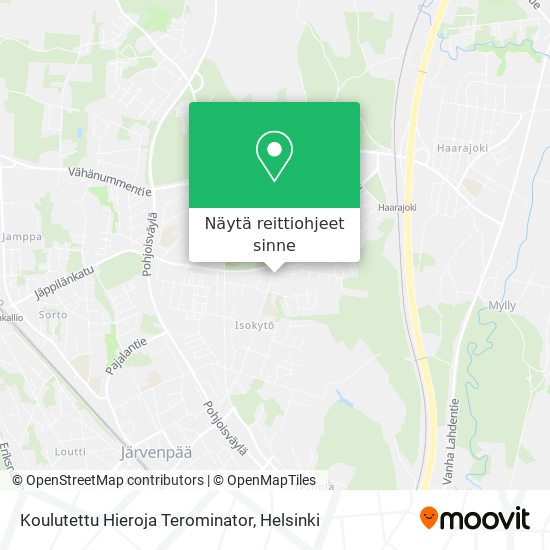 Koulutettu Hieroja Terominator kartta