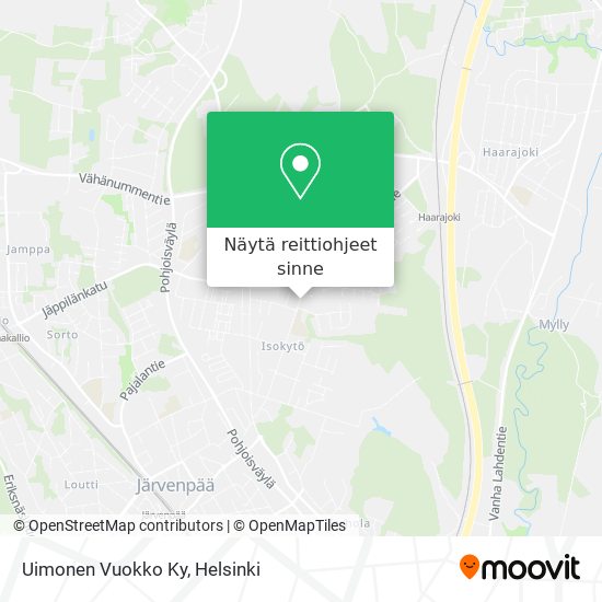 Uimonen Vuokko Ky kartta