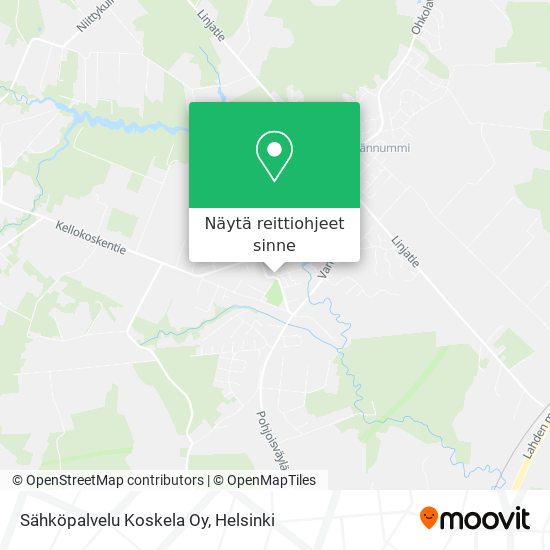 Sähköpalvelu Koskela Oy kartta