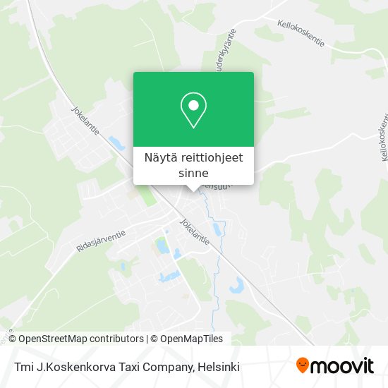 Tmi J.Koskenkorva Taxi Company kartta