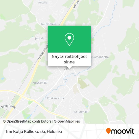 Tmi Katja Kalliokoski kartta