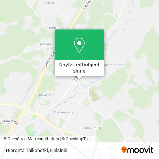 Hieronta Taikahetki kartta