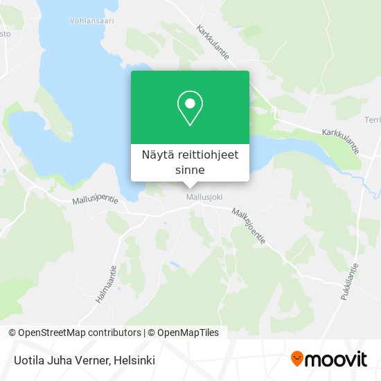 Uotila Juha Verner kartta