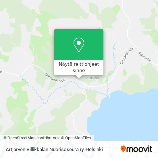 Artjärven Villikkalan Nuorisoseura ry kartta