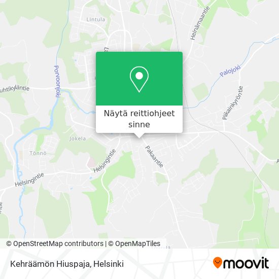 Kehräämön Hiuspaja kartta