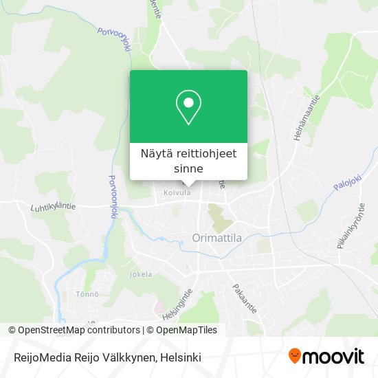 ReijoMedia Reijo Välkkynen kartta