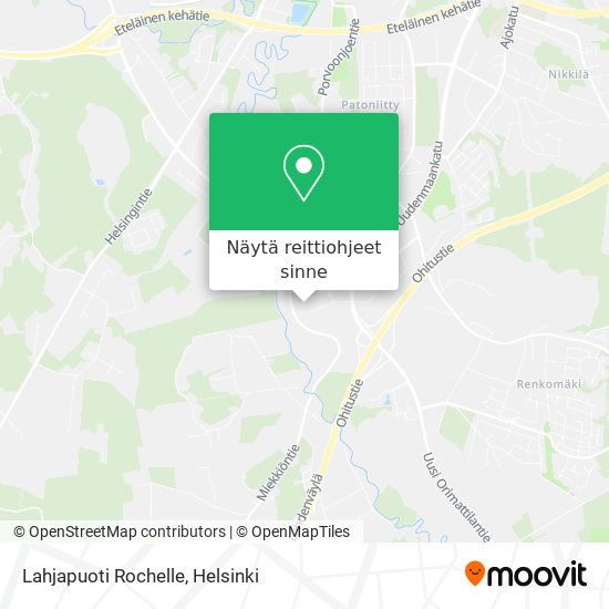 Lahjapuoti Rochelle kartta