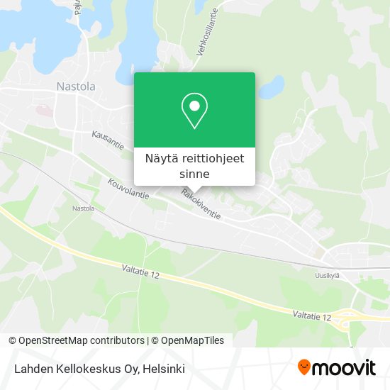 Lahden Kellokeskus Oy kartta