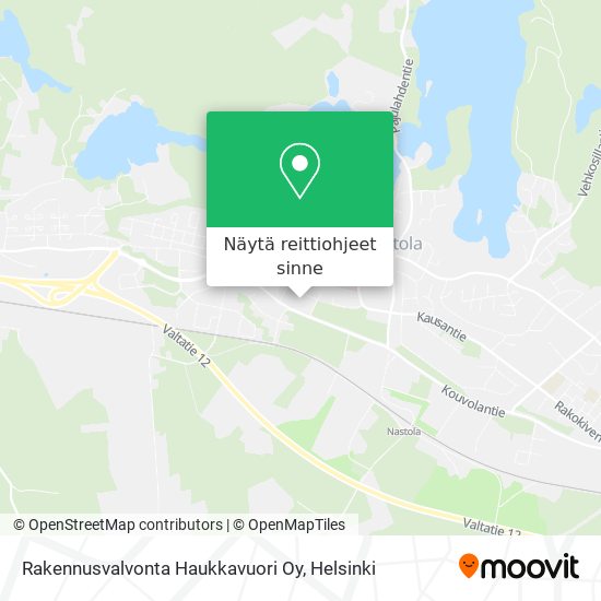 Rakennusvalvonta Haukkavuori Oy kartta