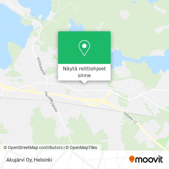 Akujärvi Oy kartta