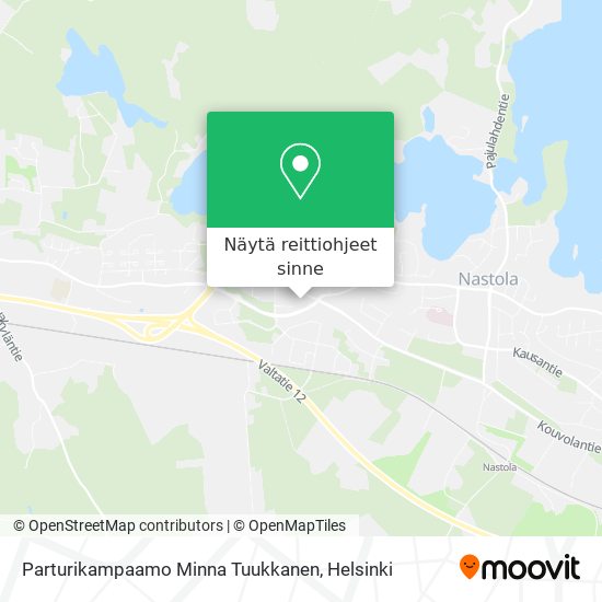 Parturikampaamo Minna Tuukkanen kartta