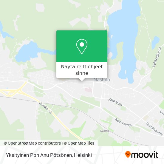 Yksityinen Pph Anu Pötsönen kartta