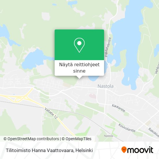 Tilitoimisto Hanna Vaattovaara kartta