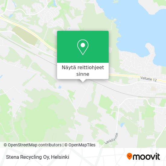 Stena Recycling Oy kartta