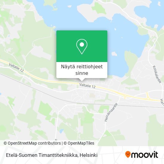 Etelä-Suomen Timanttitekniikka kartta