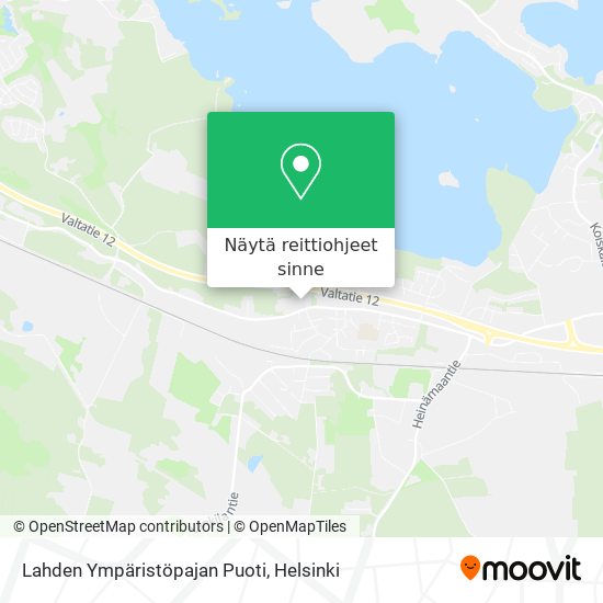 Lahden Ympäristöpajan Puoti kartta