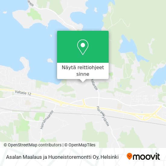 Asalan Maalaus ja Huoneistoremontti Oy kartta