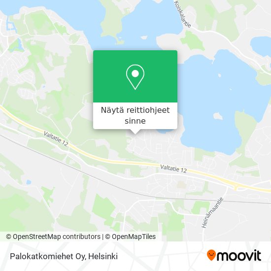 Palokatkomiehet Oy kartta