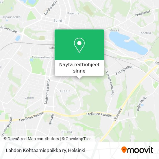 Lahden Kohtaamispaikka ry kartta