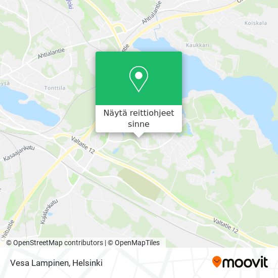 Vesa Lampinen kartta