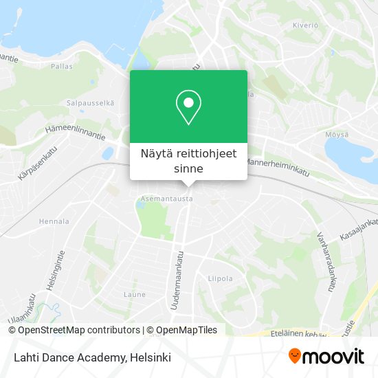 Lahti Dance Academy kartta