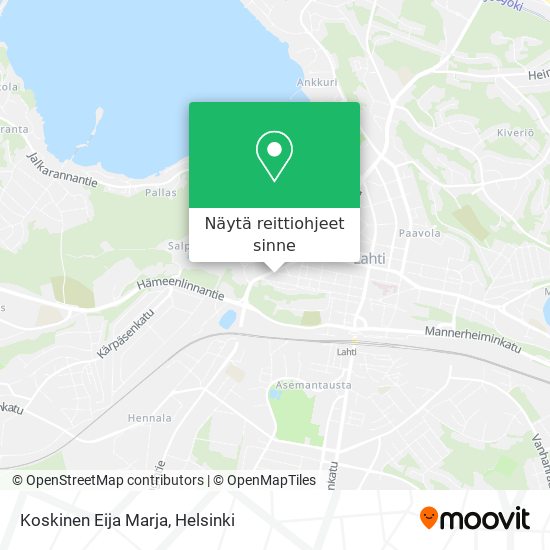 Koskinen Eija Marja kartta