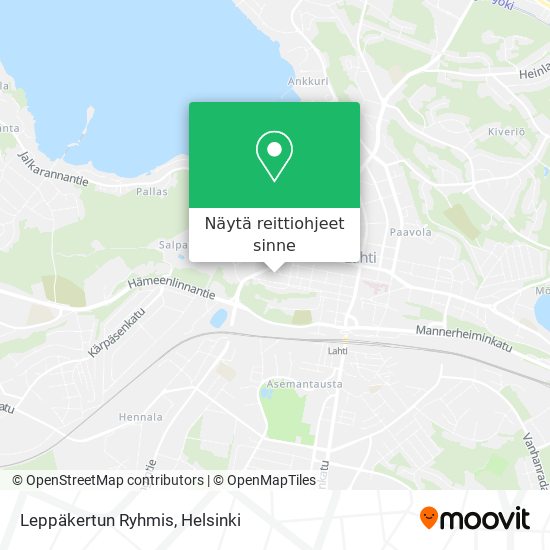 Leppäkertun Ryhmis kartta