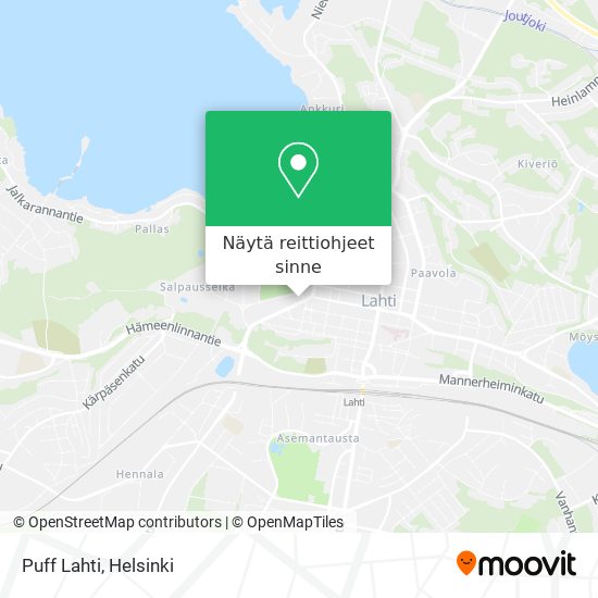 Puff Lahti kartta