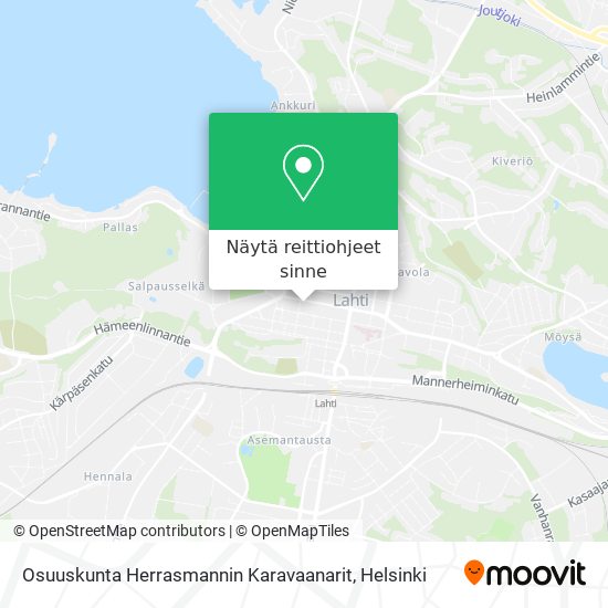 Osuuskunta Herrasmannin Karavaanarit kartta