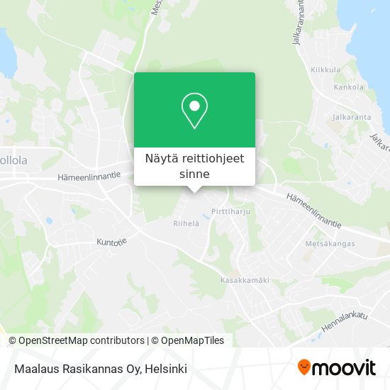 Maalaus Rasikannas Oy kartta