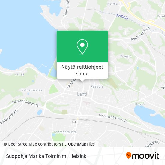 Suopohja Marika Toiminimi kartta
