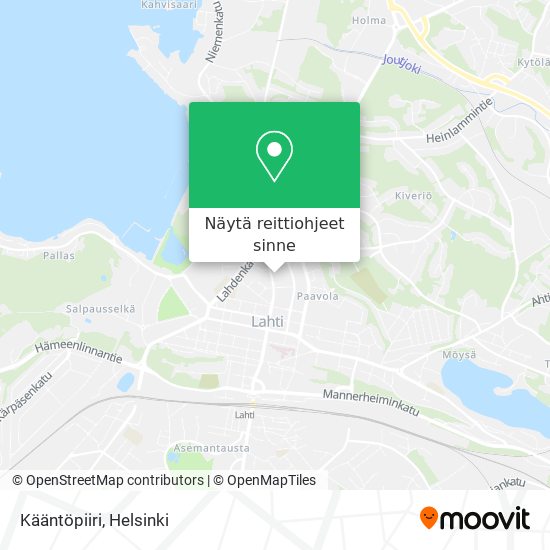Kääntöpiiri kartta