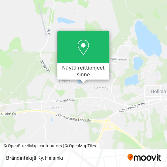 Brändintekijä Ky kartta