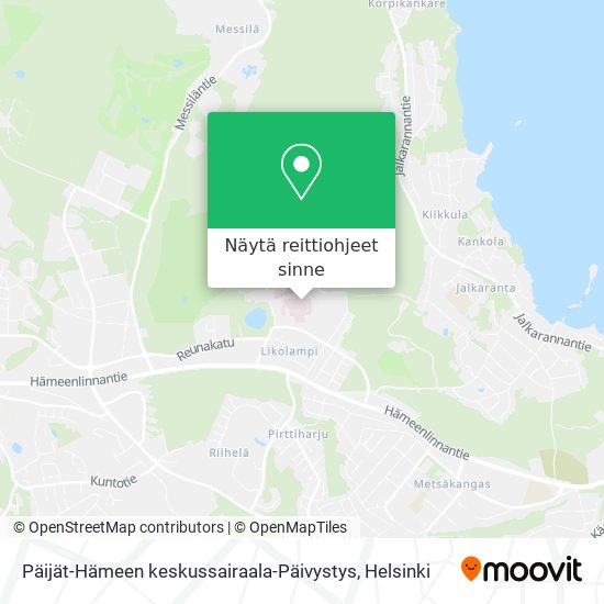 Päijät-Hämeen keskussairaala-Päivystys kartta