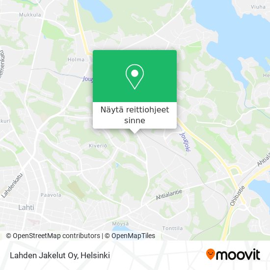 Lahden Jakelut Oy kartta