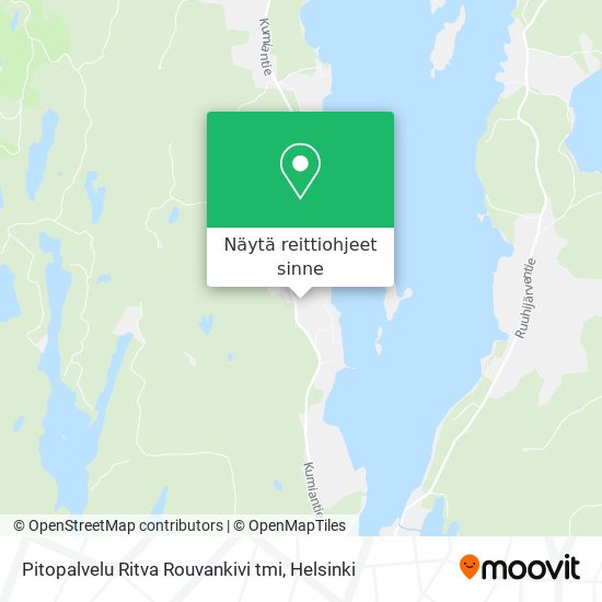 Pitopalvelu Ritva Rouvankivi tmi kartta