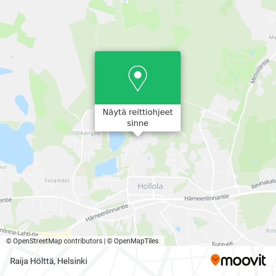 Raija Hölttä kartta