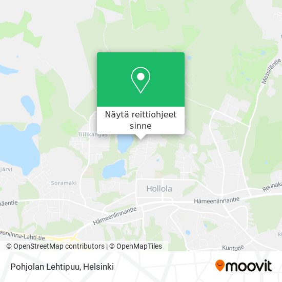 Pohjolan Lehtipuu kartta