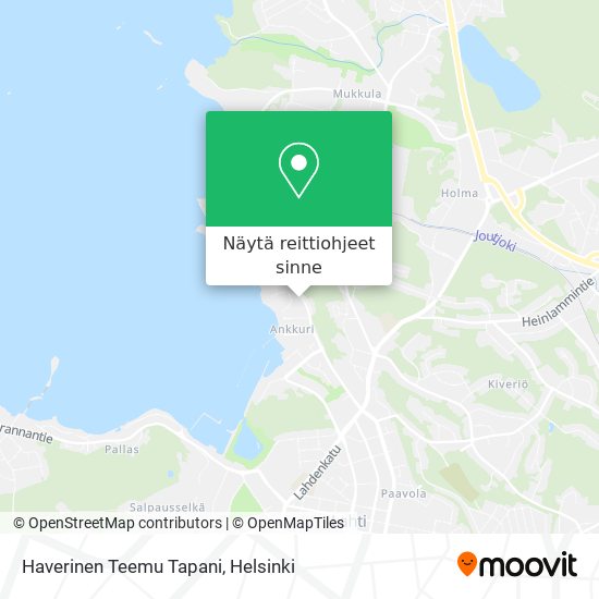 Haverinen Teemu Tapani kartta