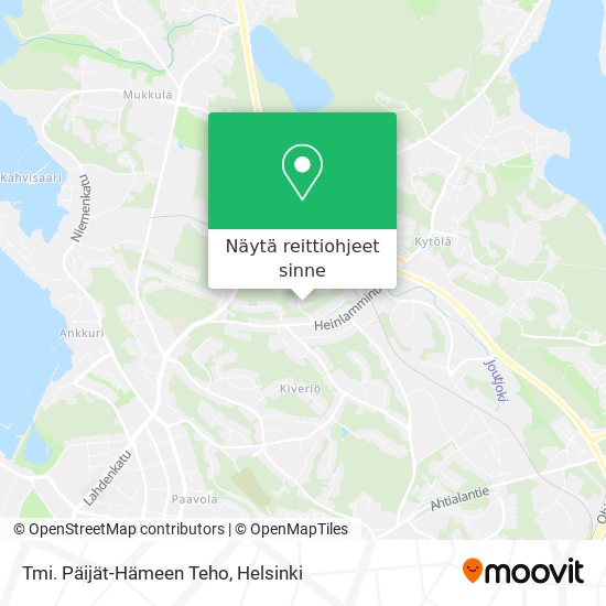 Tmi. Päijät-Hämeen Teho kartta