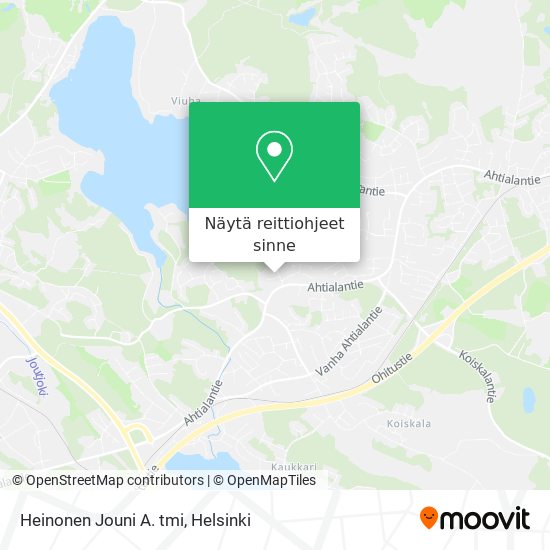 Heinonen Jouni A. tmi kartta