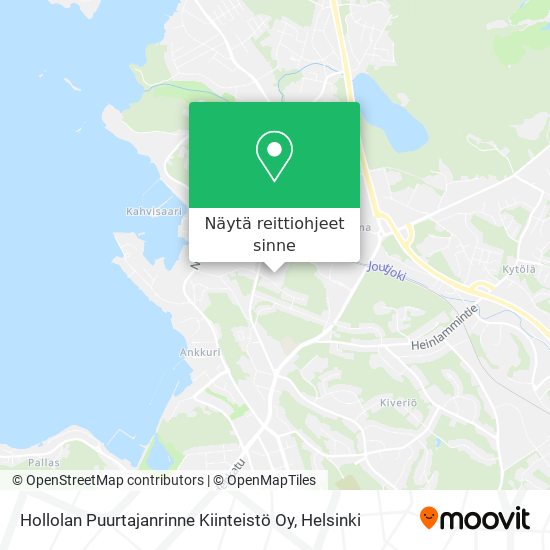 Hollolan Puurtajanrinne Kiinteistö Oy kartta