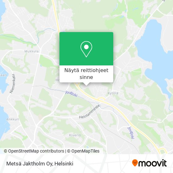 Metsä Jaktholm Oy kartta