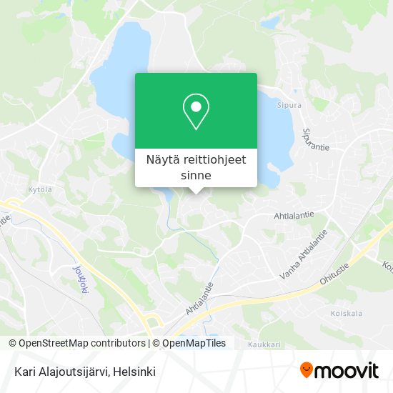 Kari Alajoutsijärvi kartta