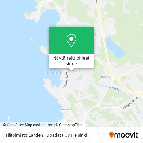 Tilitoimisto Lahden Tulosdata Oy kartta