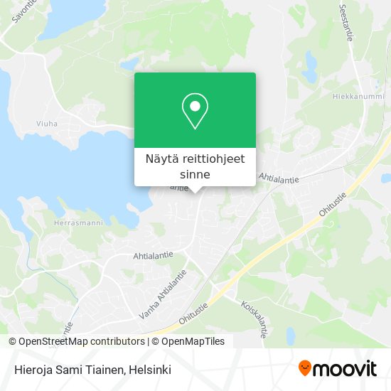 Hieroja Sami Tiainen kartta