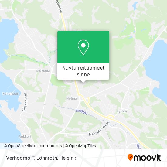 Verhoomo T. Lönnroth kartta