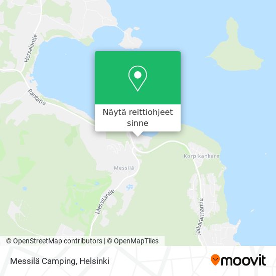 Messilä Camping kartta