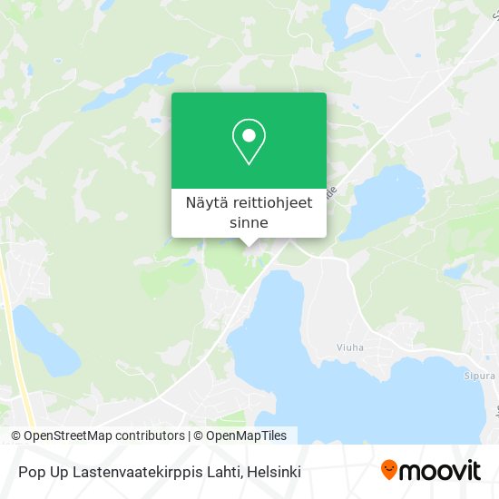 Pop Up Lastenvaatekirppis Lahti kartta