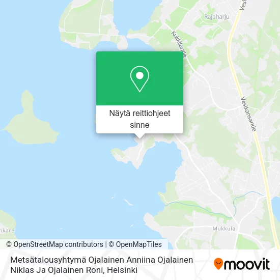 Metsätalousyhtymä Ojalainen Anniina Ojalainen Niklas Ja Ojalainen Roni kartta